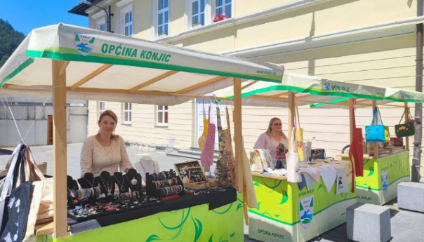 U Konjicu otvoren bazar kreativnosti 'Gradu s ljubavlju'
