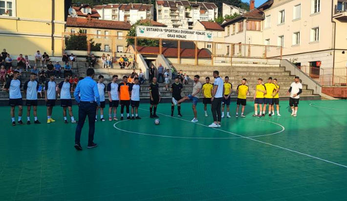 U Konjicu počeo malonogometni turnir 'Tri kornera penal'