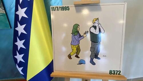 U Kulturnom centru Mostar Sjever izložba ilustracija o genocidu u Srebrenici