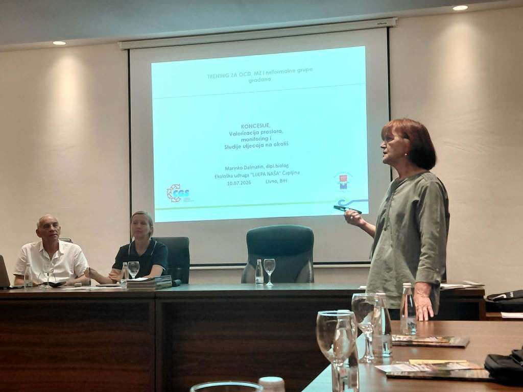 U Livnu održana obuka o praćenju izrade studija utjecaja na okoliš