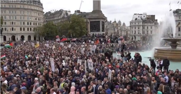 U Londonu masovni protesti protiv korona-mjera