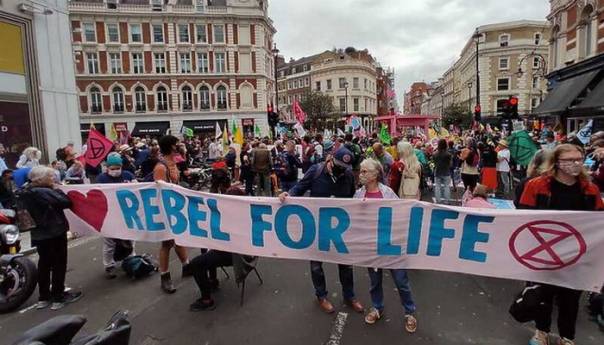 U Londonu protesti aktivista za zaštitu okoliša Extinction Rebellion