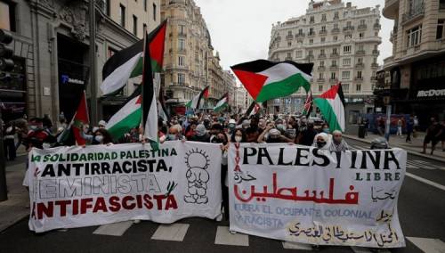 U Madridu protest podrške Palestini