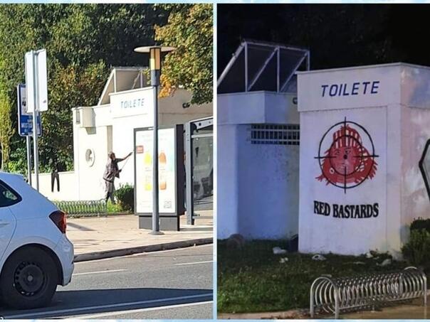 U Mostaru precrtan sporni grafit koji je bio okidač za nemire