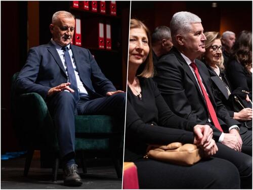 U Mostaru promovisana knjiga zločinca Ćorića, prisustvovao Dragan Čović