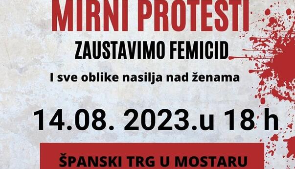 U Mostaru protesti protiv nasilja nad ženama