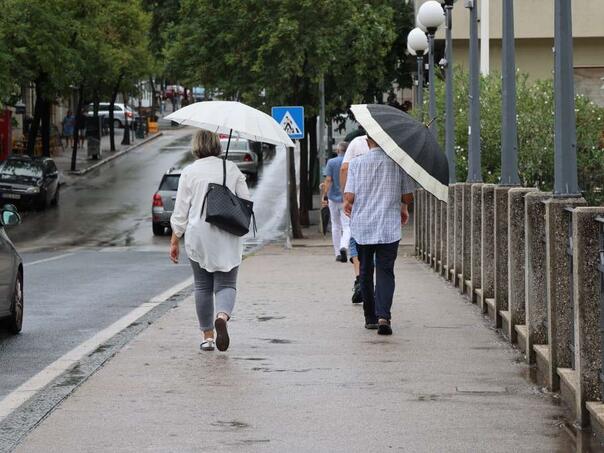 U narednim danima oblačno s kišom i lokalnim pljuskovima