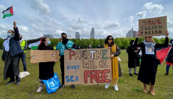 U nekoliko holandskih gradova održani skupovi podrške Palestini