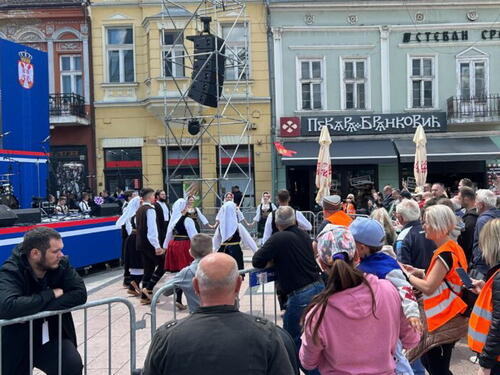 U Nišu istovremeno studentski protest i Vučićev skup