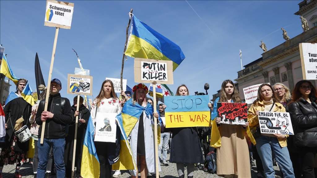 U Njemačkoj održan protest podrške ratom pogođenoj Ukrajini