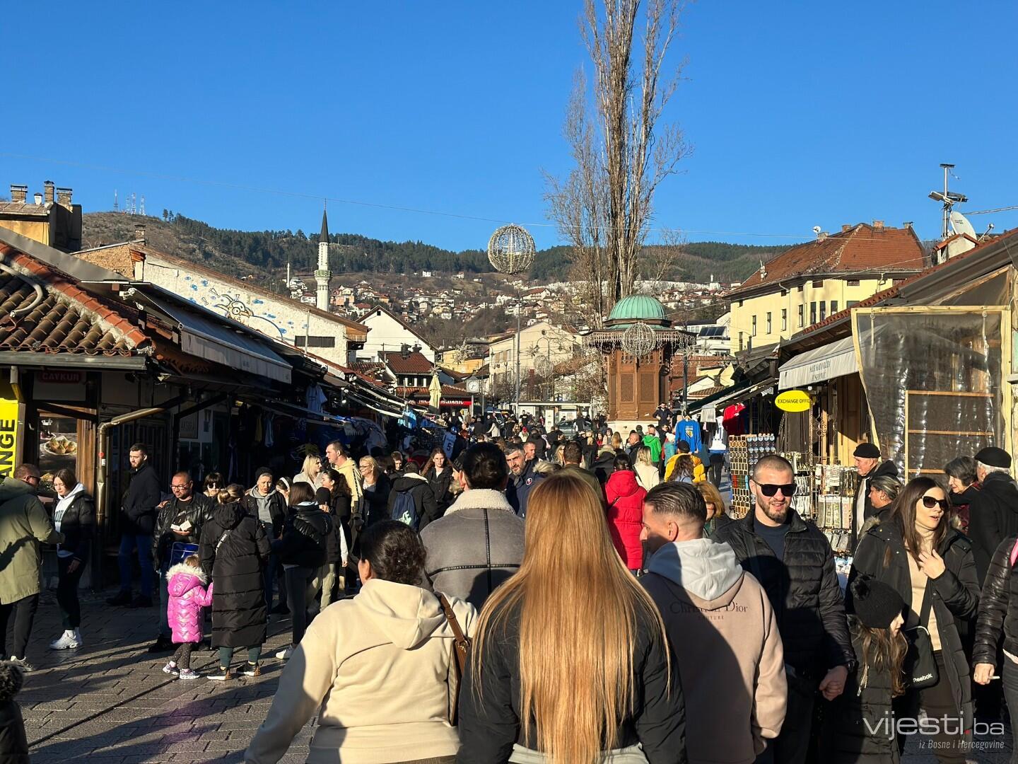 U novembru u BiH 105,4 hiljade turista