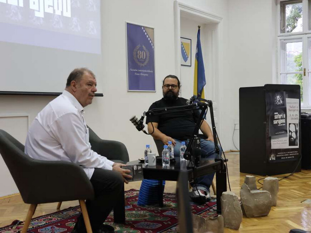 U NUBBiH predstavljen roman "Safari u Sarajevu - kako ubiti vampira" Andreja Nikolaidisa