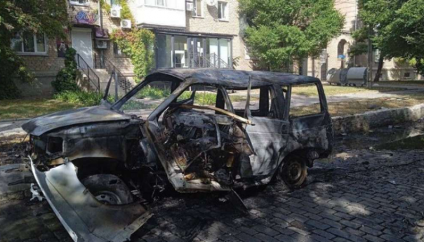 U okupiranom gradu Berdjansku eksplodirao automobil u kojem je teško ozlijeđen vođa separatista