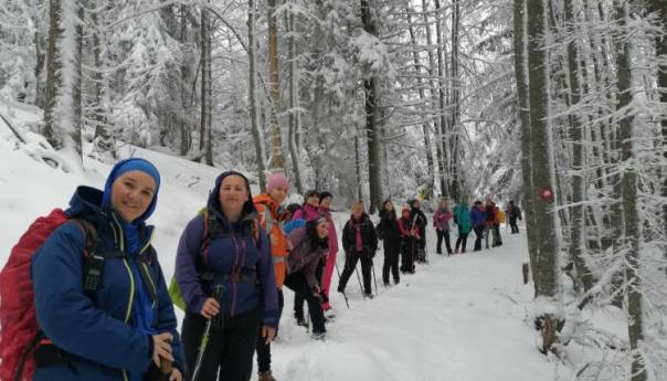 U Osmomartovskom pohodu na Trebeviću 60 žena