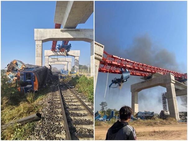 U padu krana na voz na Tajlandu poginulo 28 ljudi