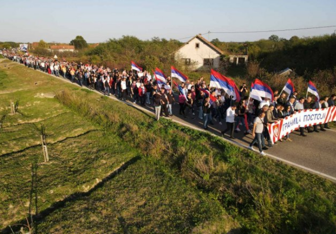 U Pelagićevu održan skup podrške "Granica postoji"
