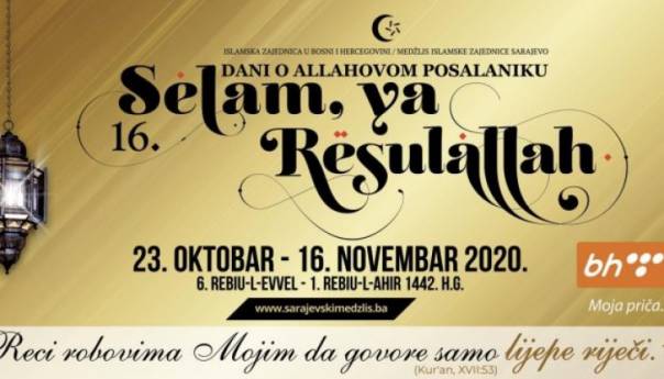 U petak počinje manifestacija 'Selam, ya Resulallah'