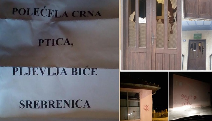 U Pljevljima osvanule zastrašujuće poruke Bošnjacima