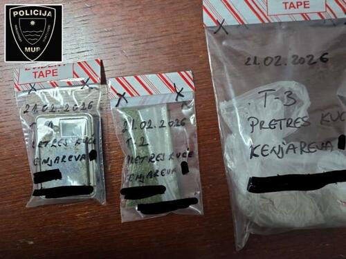 U pretresu kuće u Mostaru pronađena veća količina heroina