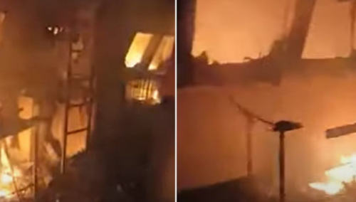 U raketnom napadu uništen turski brod "Tuzla"