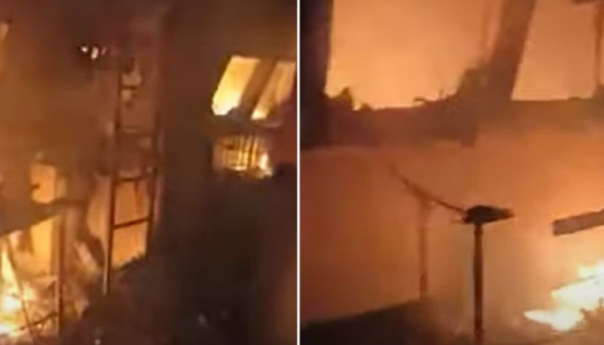 U raketnom napadu uništen turski brod "Tuzla"