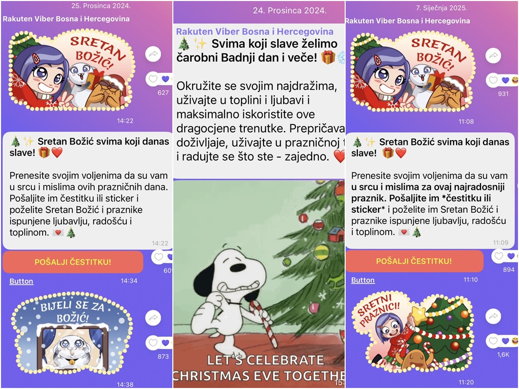U Rakuten Viberu BiH nema mjesta za bajrame, božićne čestitke redovne