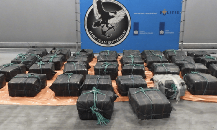U roterdamskoj luci zaplijenjeno blizu pet tona kokaina
