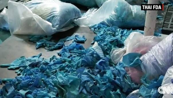 U SAD uvezeno desetine miliona korištenih medicinskih rukavica