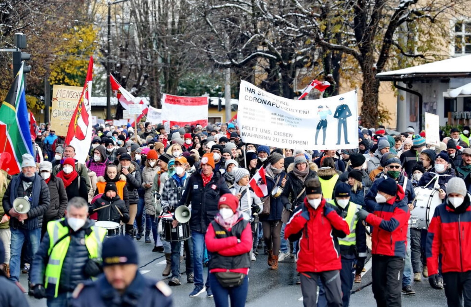 U Salzburgu novi protesti protiv korona mjera