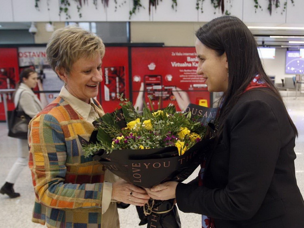 U Sarajevo stigli olimpijci: Soukalová, Frank, Križaj ...