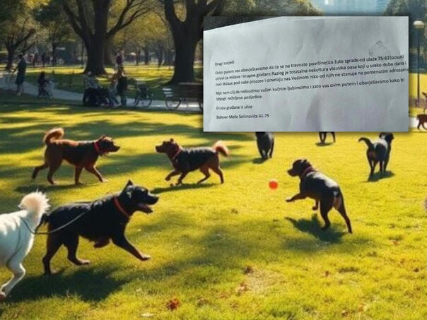 U sarajevskom naselju osvanula prijeteća poruka: Otrovat ćemo pse!