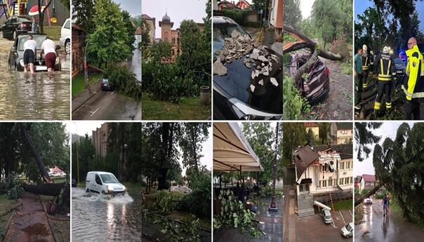 U Sarajevu bez većih šteta, manji požar od groma