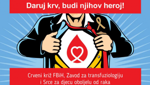 U Sarajevu naredne sedmice darivanje krvi, akcija za djecu oboljelu od raka