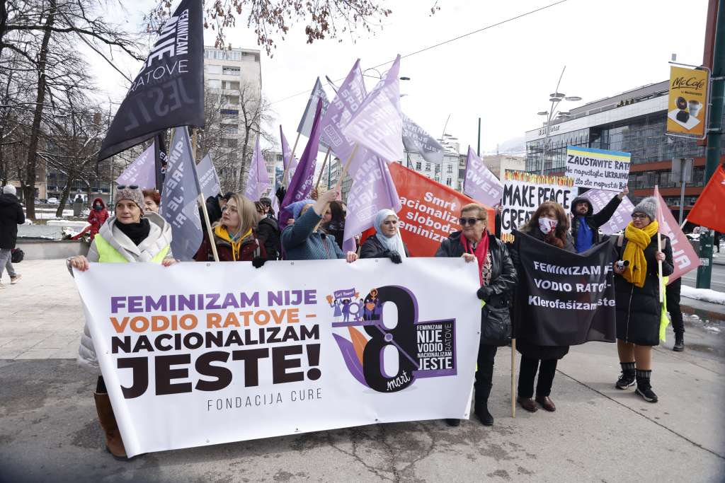 U Sarajevu obilježen 8. mart: Feminizam nije vodio ratove, nacionalizam jeste