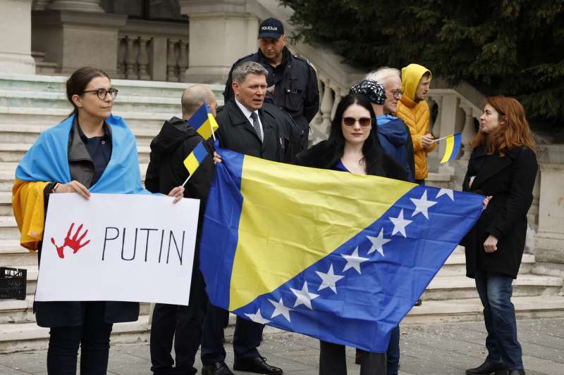 U Sarajevu skup podrške 'Stojimo uz Ukrajinu'