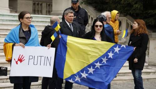 U Sarajevu skup podrške 'Stojimo uz Ukrajinu'