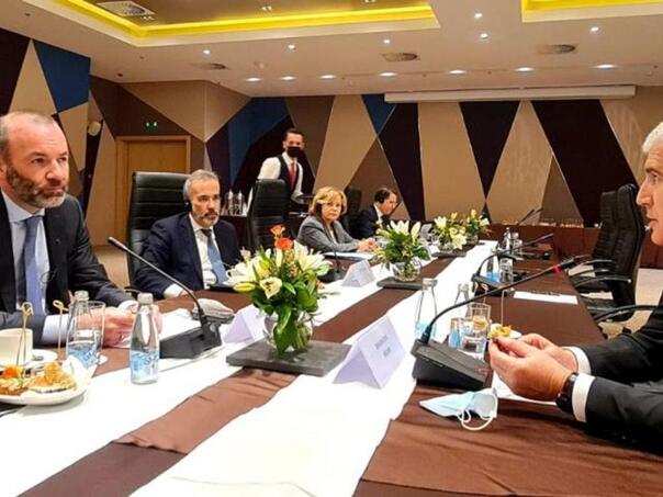 Zvaničnici EPP-a u Sarajevu sa SDA, HDZ, PDP-om ...