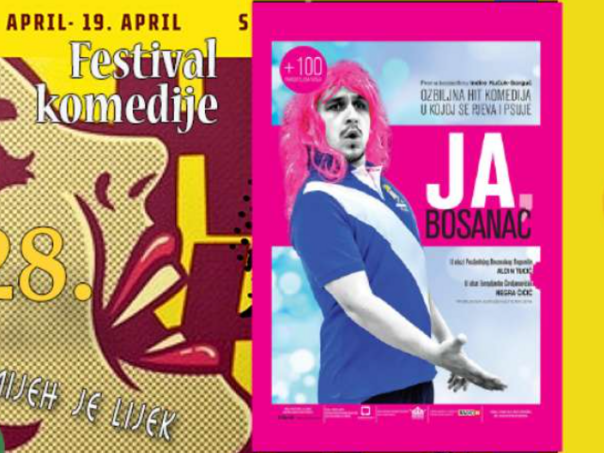 U sklopu 28. festivala komedije 'Smijeh je lijek' komedija 'Ja, Bosanac'