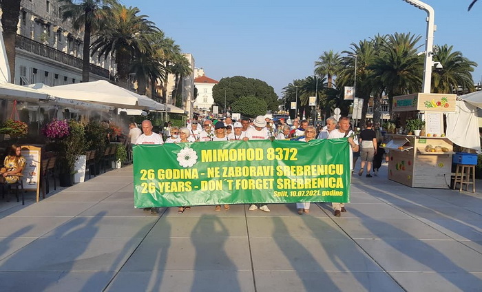 U Splitu održan mimohod za žrtve genocida u Srebrenici