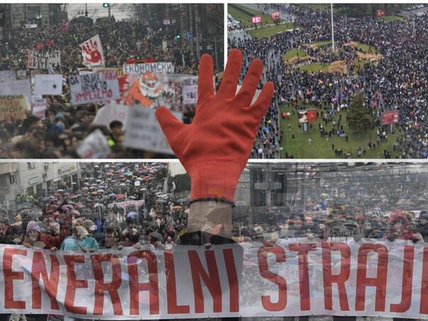 U Srbiji sve podsjeća na 5. oktobar: Počeo novi generalni štrajk