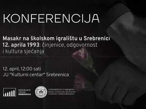 U Srebrenici 12. aprila konferencija o masakru na školskom igralištu iz 1993. godine