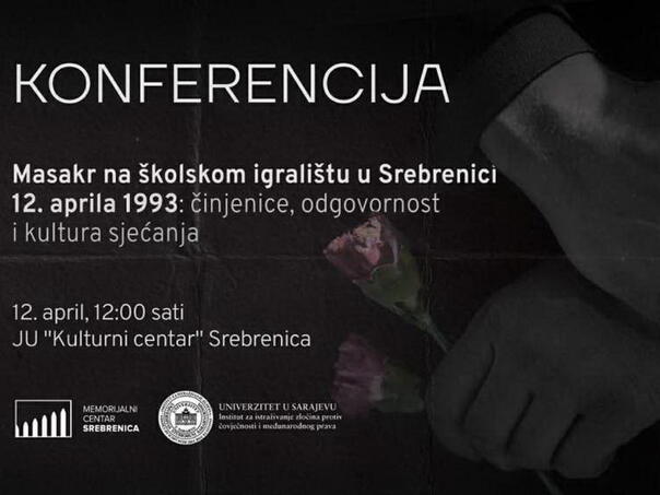 U Srebrenici 12. aprila konferencija o masakru na školskom igralištu iz 1993. godine