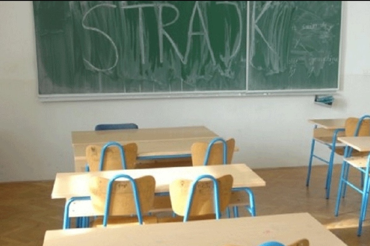 U srednjim školama USK organizovan štrajk upozorenja