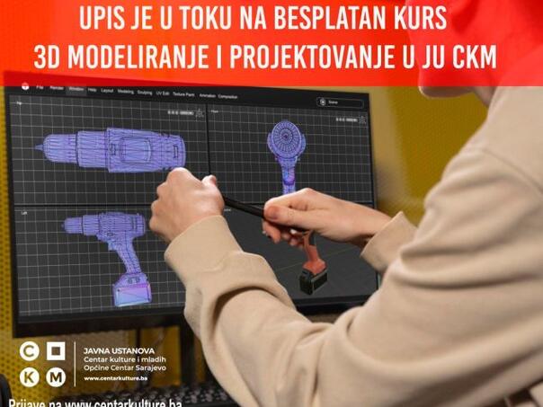 U toku upis u besplatnu školu 3D modeliranja i projektovanja za mlade