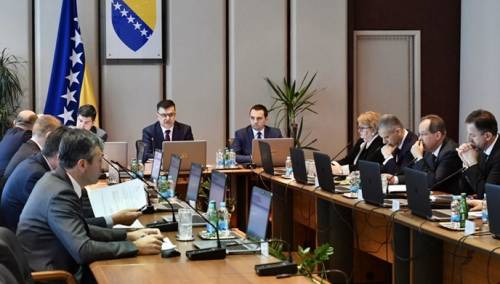 U toku osma vanredna sjednica Vijeća ministara BiH