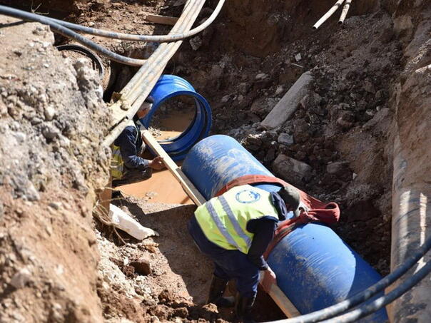 U toku radovi na uvezivanju dijela rekonstruisanog potisnog cjevovoda DN 700