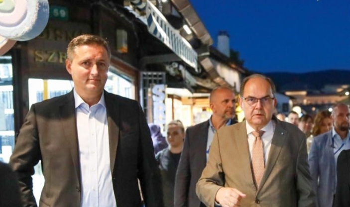 U toku sastanak Bećirovića i Schmidta