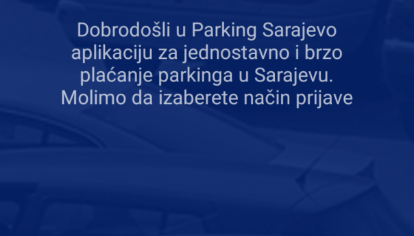 U toku trodnevna testna faza primjene mobilne aplikacije 'Parking Sarajevo'