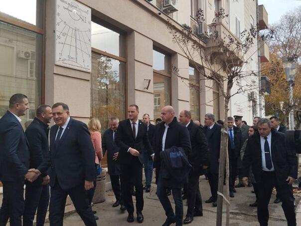 U Trebinju se održava sastanak Dodika, Viškovića i Vučevića
