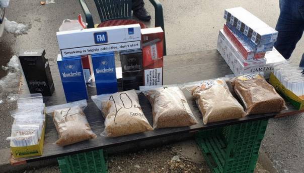 U tri akcije oduzete cigarete i duvan vrijedni 35.000 KM